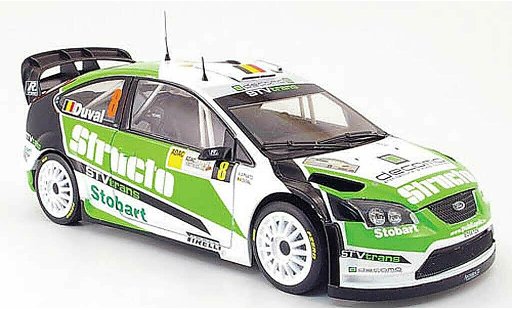 Ford Focus RS 1/18 Sun Star wrc 07 no.8 structo rallye Allemagne 2008 f.duval / p.pivato miniature