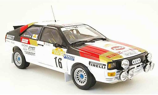 Audi Quattro rallye 1/18 Sun Star no.16 pirelli san remo 1982 miniature