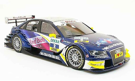 Audi A4 dtm 1/18 Norev no.2 red bull m.tomczyk stw 2008 miniature