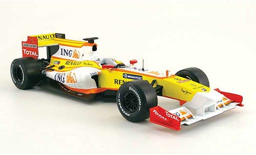Renault F1 2009 1/18 Norev r 29 no.8 ing formule 1 miniature
