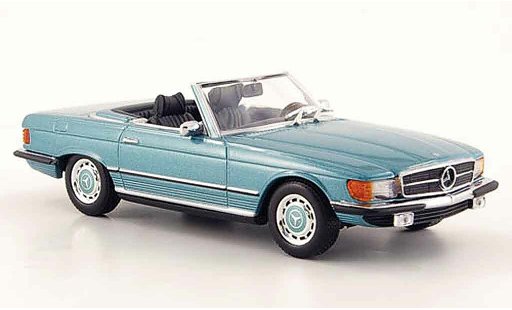 Mercedes 350 Base 1/43 Minichamps (R107) vertebleu 1971 miniature