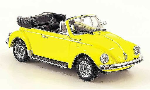 Volkswagen Coccinelle Cabriolet 1/43 Minichamps 1303 jaune 1974 miniature