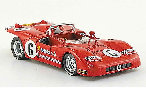 Alfa Romeo 33.3 prototipo 1/43 M4 1971 No.6 Stommelen/Kinnunen Targa Florio miniature
