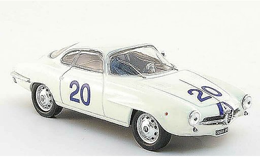 Alfa Romeo Giulietta sprint special 1/43 M4 SS No.20 Bosco/Bevilacqua Targa Flori 1961 miniature