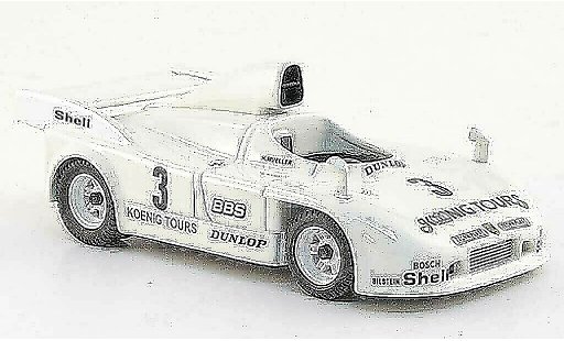 Porsche 908 1981 1/43 Best No.3 Konig Tours Muller/Brun Nurburgring miniature