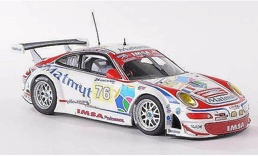 Porsche 911 GT3 RSR 1/43 Minichamps 2009 No.76 Matmut 24h Le Mans Narac/Long/Pilet miniature