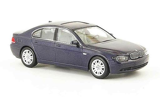 Bmw 735 E65 1/43 Minichamps i bleu grise 2001 miniature
