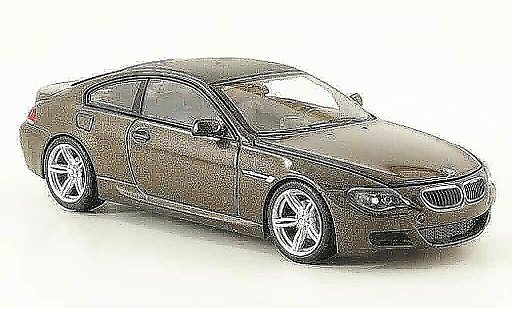 Bmw M6 Coupe 1/43 Minichamps E63 marron 2007 miniature