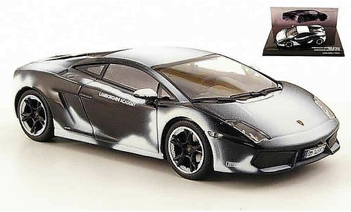 Lamborghini Gallardo LP560-4 LP560-4 1/43 Minichamps noire avec schneespuren 2008 miniature
