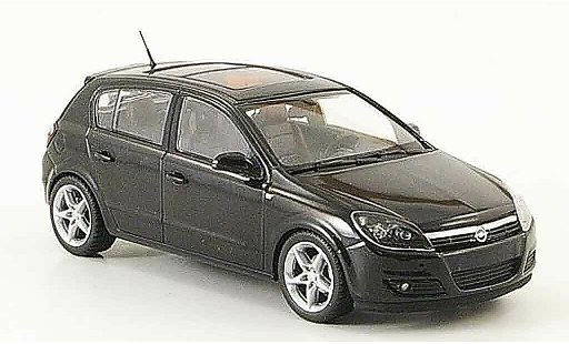 Opel Astra Base 1/43 Minichamps h noire 5 turig 2004 miniature
