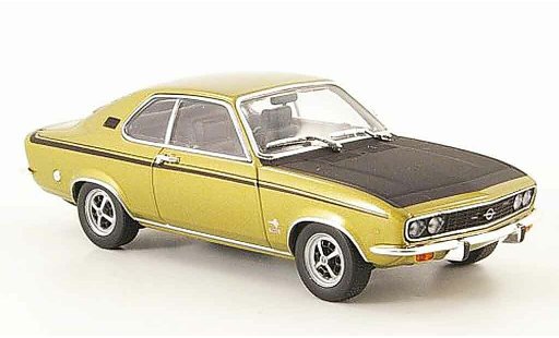 Opel Manta A 1/43 Minichamps sr or noire 1972 miniature