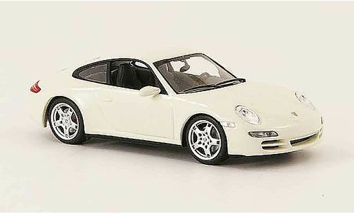 Porsche 911 4S 1/43 Minichamps Carrera Coupe blanche 2005 miniature