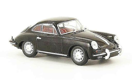 Porsche 356 1963 1/43 Minichamps C Coupe noire miniature