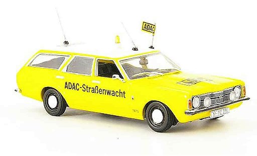 Ford Taunus TC1 1/43 Minichamps (TC) Turnier jaune ADAC miniature