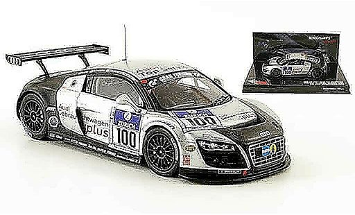 Audi R8 lms 1/43 Minichamps 2009 No.100 Top Service 24h Nurburgring miniature