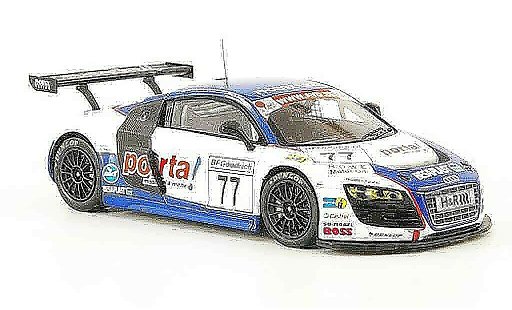 Audi R8 LMP course 1/43 Minichamps No.77 VLN Nurburgring 2009 miniature