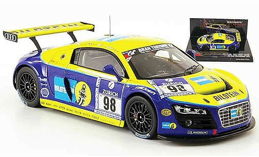 Audi R8 lms 1/43 Minichamps 2009 No.98 Bilstein 24h Nurburgring miniature