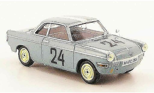 Bmw 700 Sport 1/43 Minichamps No.24 pi&Atilde;&uml;ce Greger 12h Hockenheim 1960 miniature