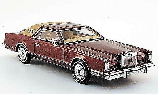 Lincoln Continental 1979 1/43 Premium X MK V rouge miniature