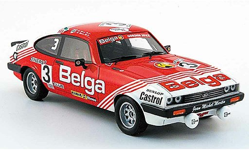 Ford Capri 3.0S 1/43 Premium X MK III 3.0 S No.3 Belga 24h Spa 1980 miniature