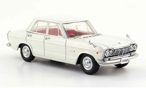 Nissan Skyline Prince 1/43 Ebbro 2000 GTB blanche 1965 miniature