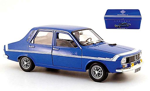 Renault 12 Gordini 1/18 Solido bleu in blechbox miniature