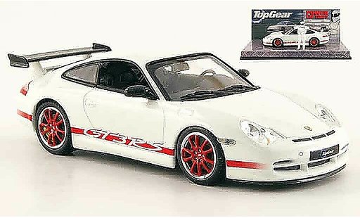 Porsche 911 GT3 RS 1/43 Minichamps blanche avec Figur The Stig miniature