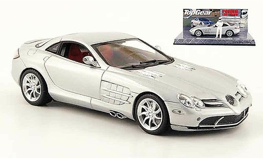 Mercedes SLR Base 1/43 Minichamps McLaren grise metallisee avec Figur The Stig miniature