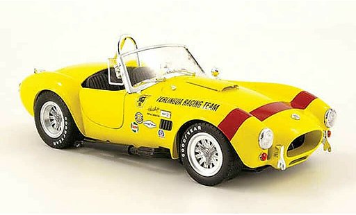 AC Cobra shelby 427 1/18 Shelby Collectibles s c jaune terlingua racing team 1965 miniature