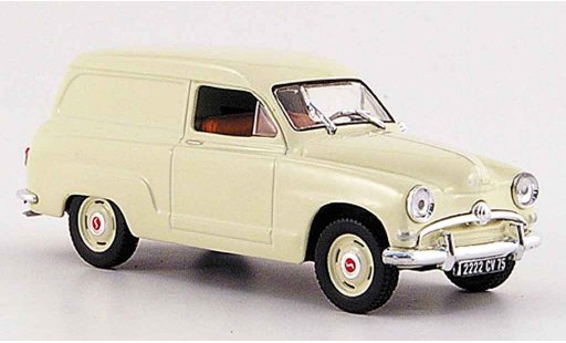 Simca Aronde Kasten 1/43 Norev fourgon beige 1954 miniature