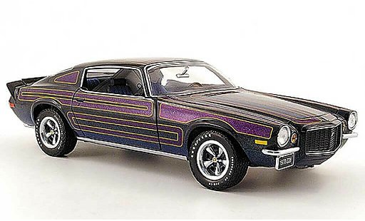 Chevrolet Camaro Z28 1/18 Franklin Mint lilas 1970 miniature