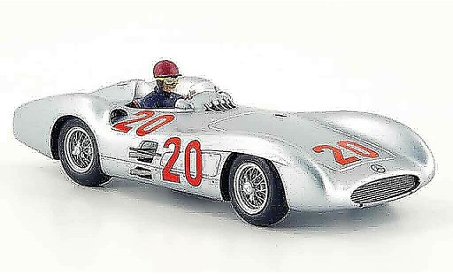 Mercedes W 196 Base 1/43 Spark No.20 K.Kling GP Frankreich 1954 miniature