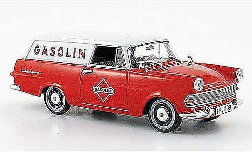 Opel Rekord P2 1/43 Starline p 2 caravan rouge blanche gasolin 1960 miniature