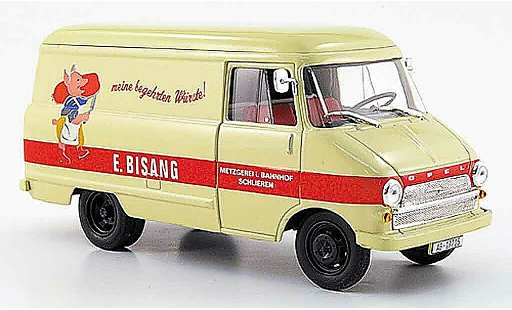 Opel Blitz Base 1/43 Starline fourgonwagen a beige metzgerei bisang 1960 miniature
