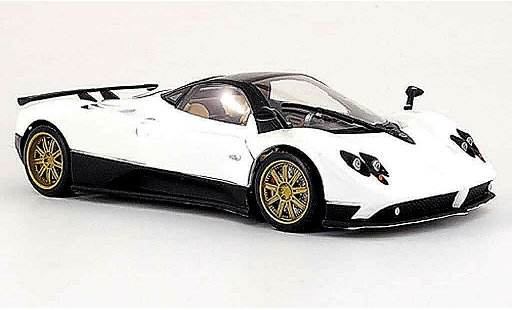 Pagani Zonda F 1/18 Mondo Motors blanche miniature