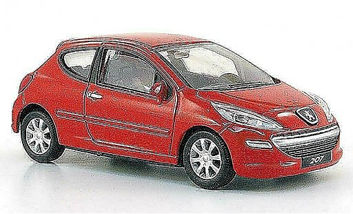 Peugeot 207 Base 1/43 Mondo Motors rouge 3-turig miniature