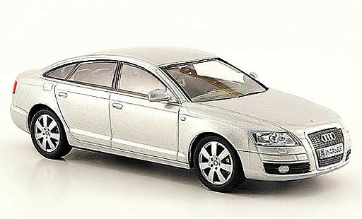 Audi A6 berline 1/43 Solido grise metallisee 2006 miniature