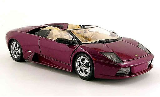 Lamborghini Murcielago Roadster 1/18 Maisto lila miniature
