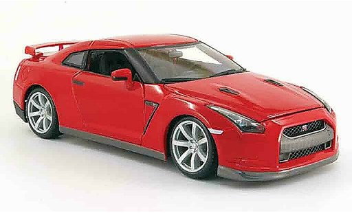 Nissan Skyline R35 1/18 Burago gt-r rouge 2009 miniature