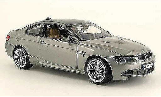 Bmw M3 coupe 1/18 Motormax E92 grise toit carbonlook 2008 miniature