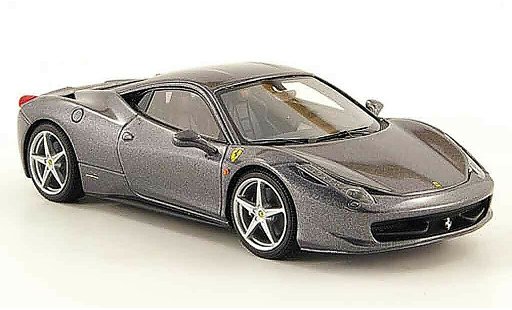 Ferrari 458 Italia 1/43 Look Smart grise 2009 miniature
