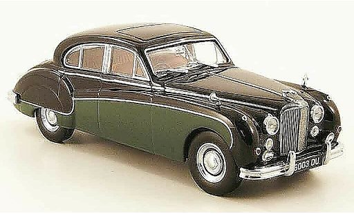 Jaguar MK 9 1/43 Oxford noire verte miniature