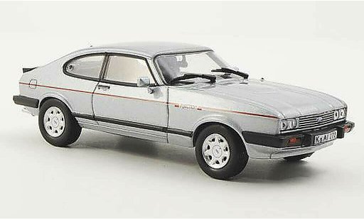Ford Capri 2.8i 1/43 Norev Mk III 2.8 Superinjection grise 1984 miniature