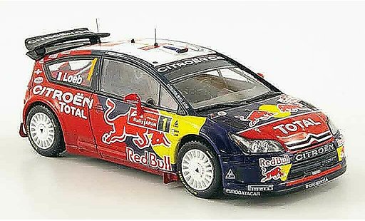 Citroen C4 WRC 2008 1/43 ixo no.1 red bull rallye japan miniature