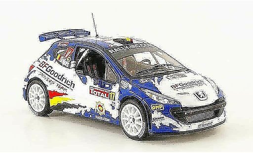 Peugeot 207 S2000 1/43 IXO no.17 bf goodrich rallye zypern 2008 miniature
