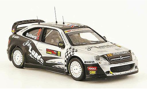 Citroen Xsara WRC 2009 1/43 ixo no.11 lunde 3. platz rallye zypern miniature