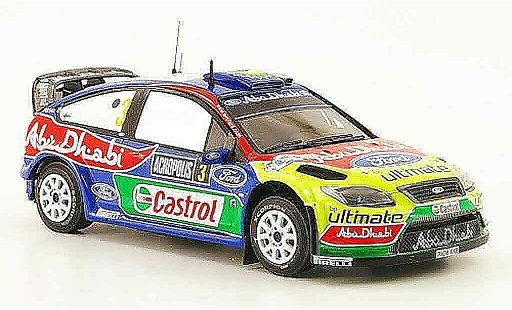 Ford Focus RS WRC 1/43 ixo 09 No.3 vainqueur Akropolis Rally 2009 miniature