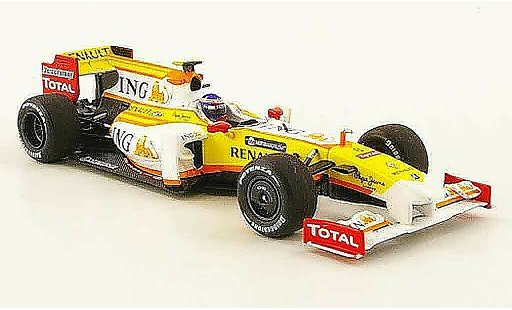 Renault F1 2009 1/43 Minichamps r29 no.8 ing r.grosjean f1 team miniature