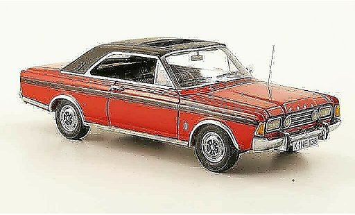 Ford Taunus 20M 1/43 Neo (P7b) Coupe rouge noire miniature