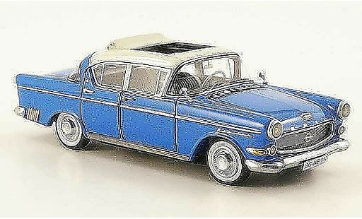 Opel Kapitan P2.5 1/43 Neo bleu/blanche 1958 miniature